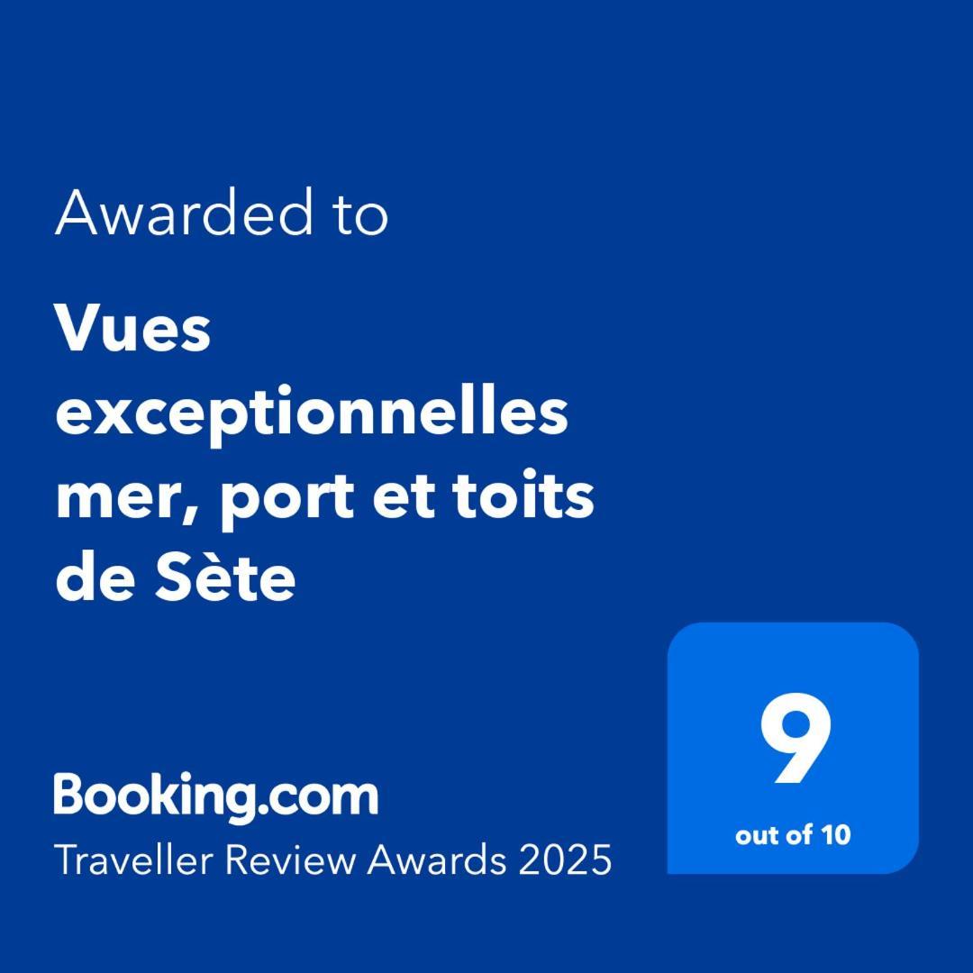Vues Exceptionnelles Mer, Port Et Toits De Sète Exteriér fotografie